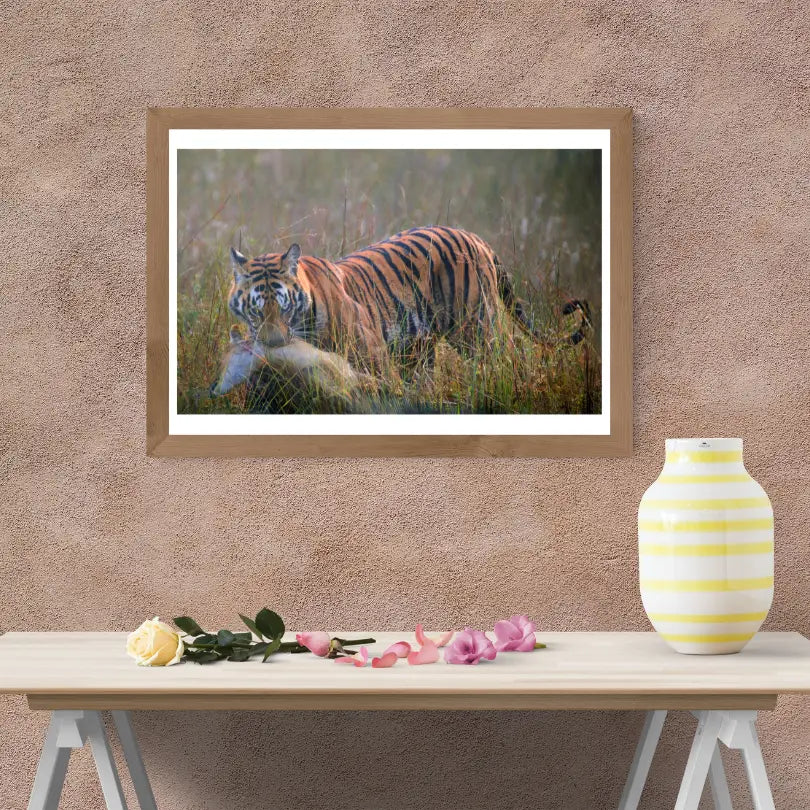 Photo Fine Art of Tiger with Kill