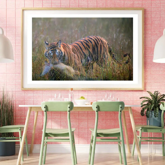Photo Fine Art of Tiger with Kill