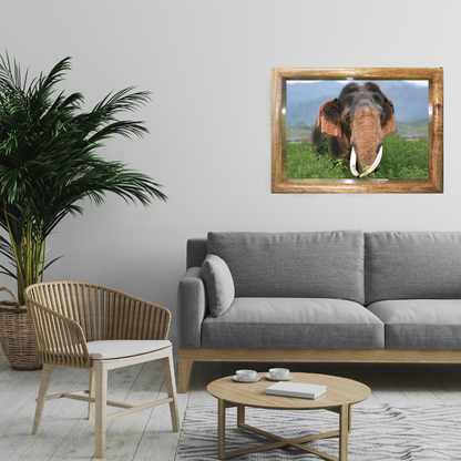 द लोन जायंट – एक उत्कृष्ट कलाकृति-4A0 लैंडस्केप, बहुत बड़ा आकार - 66.2 x 93.6 इंच 