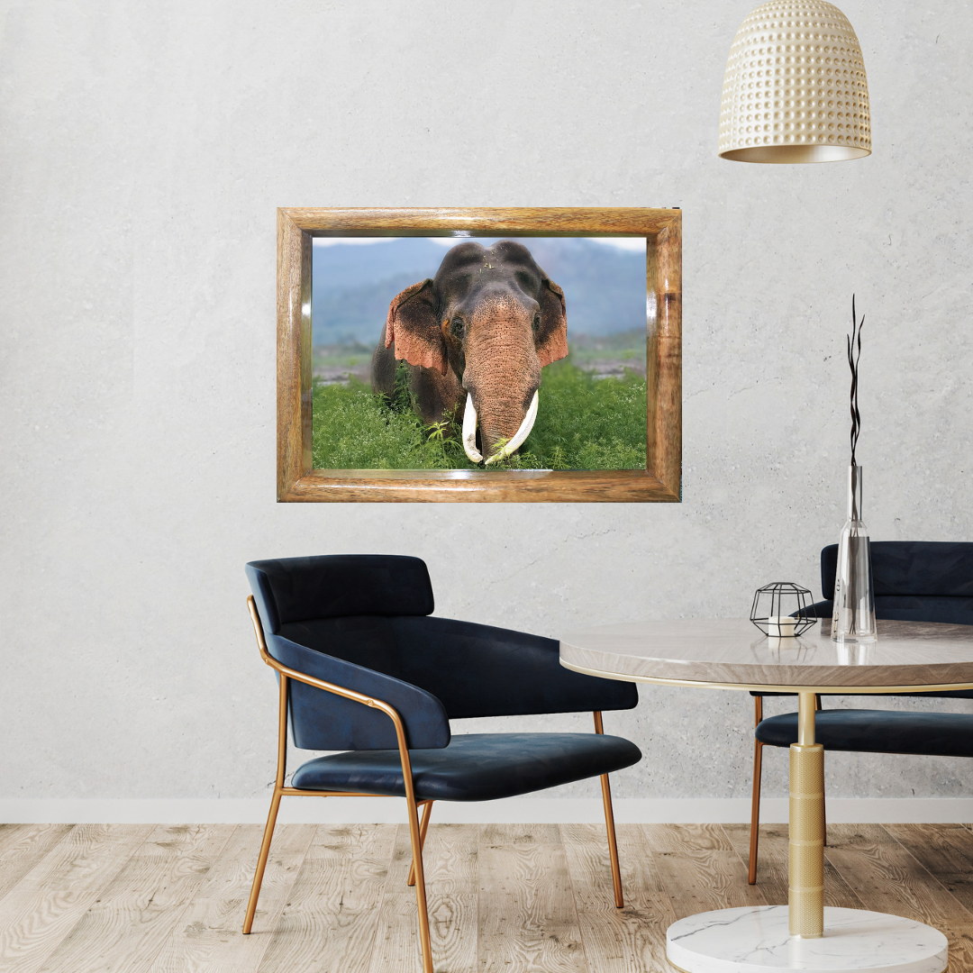 द लोन जायंट – एक उत्कृष्ट कलाकृति-4A0 लैंडस्केप, बहुत बड़ा आकार - 66.2 x 93.6 इंच 